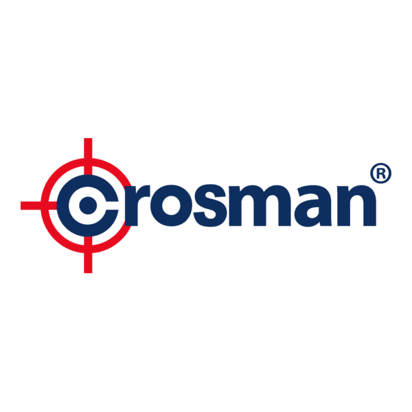 Crosman logo with a red and blue target design in the letter 'C'.